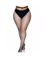 LEG AVENUE - COLLANTS COUTURE ARRIÈRE - NOIR GRANDE TAILLE