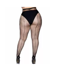LEG AVENUE - COLLANTS COUTURE ARRIÈRE - NOIR GRANDE TAILLE