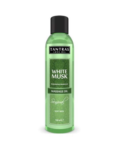 INTIMATELINE - HUILE DAMOUR TANTRAS MUSC BLANC 150 ML