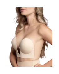 BYE-BRA - SOUTIEN-GORGE SANS POIGNÉES BEIGE BONNET C BYE-BRA - SOUTIEN-GORGE SANS POIGNÉES BEIGE BONNET C
