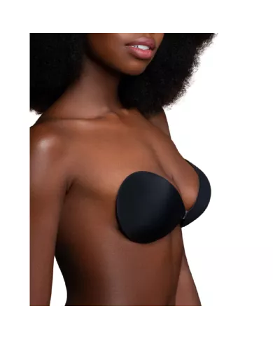 BYE-BRA - SOUTIEN-GORGE INVISIBLE NOIR BONNET B