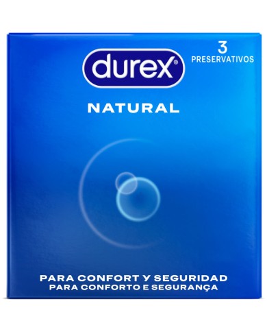 DUREX - PRÉSERVATIFS NATURELS 3 UNITÉS