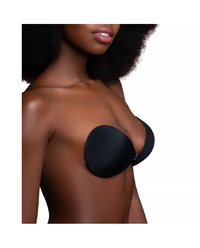 BYE-BRA - SOUTIEN-GORGE INVISIBLE NOIR BONNET B BYE-BRA - SOUTIEN-GORGE INVISIBLE NOIR BONNET B
