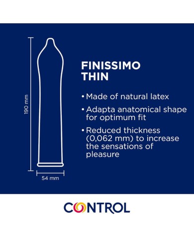 CONTROL - PRÉSERVATIFS FINISSIMO SENSO 144 UNITÉS