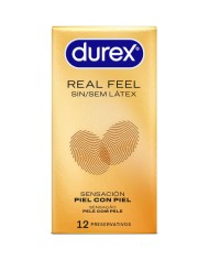 DUREX - PRÉSERVATIFS REAL FEEL SANS LATEX 12 UNITÉS