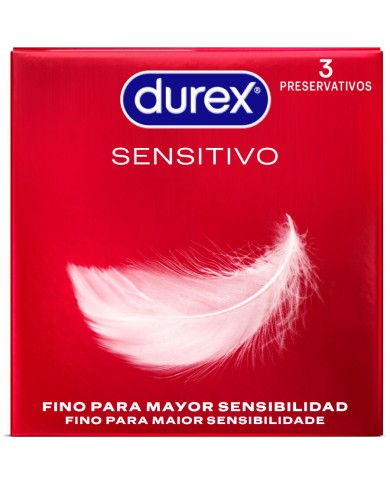 DUREX - PRÉSERVATIFS SENSITIVE 3 UNITÉS