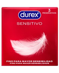 DUREX - PRÉSERVATIFS SENSITIVE 3 UNITÉS