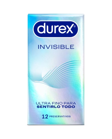 DUREX - PRÉSERVATIFS ULTRA FINS INVISIBLES 12 UNITÉS