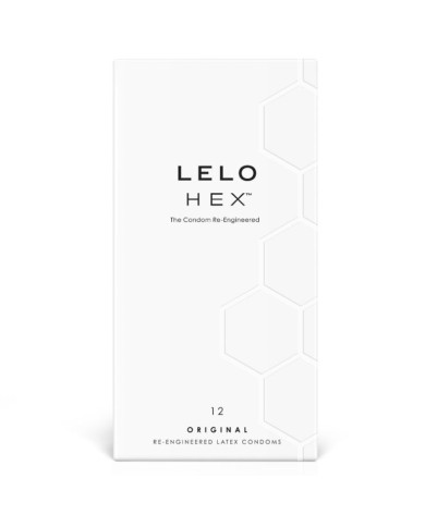 LELO - BOÎTE DE PRÉSERVATIFS HEX 12 UNITÉS