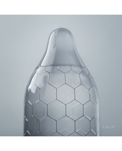 LELO - BOÎTE DE PRÉSERVATIFS HEX 12 UNITÉS