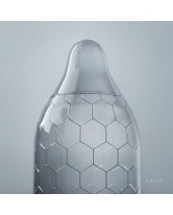 LELO - BOÎTE DE PRÉSERVATIFS HEX 3 UNITÉS