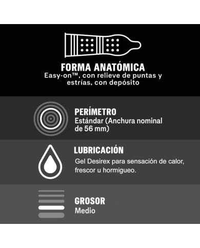 DUREX - ORGASMIQUE INTENSE 12 UNITÉS