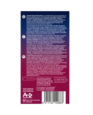 CONTROL - XTRA DOTS 12 UDS
