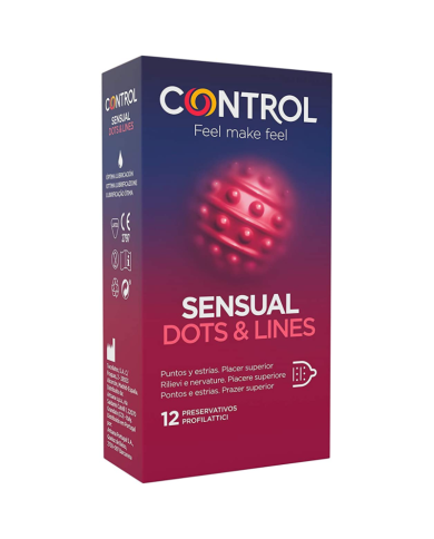 CONTROL - POINTS & LIGNES SENSUELLES POINTS ET VERGETURES 12 UNITÉS
