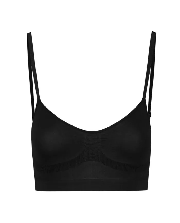 BYE-BRA - MEDIUM CONTROL SOUTIEN-GORGE SANS POINTS NOIR TAILLE L BYE-BRA - MEDIUM CONTROL SOUTIEN-GORGE SANS POINTS NOIR TAILLE L