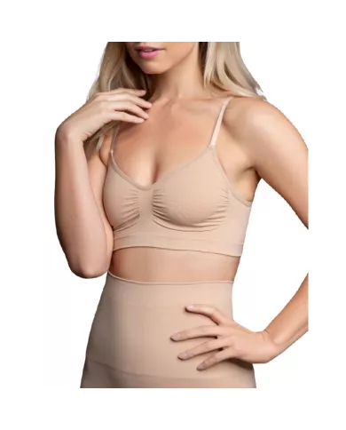 BYE-BRA - MEDIUM CONTROL SOUTIEN-GORGE SANS POINTS BEIGE TAILLE XL