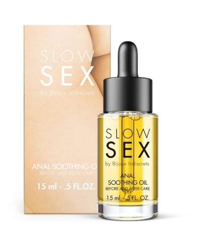 BIJOUX INDISCRETS - HUILE ANALE APAISANTE POUR SEXE LENT 15 ML