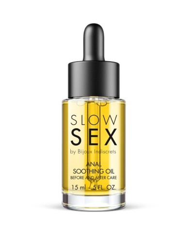 BIJOUX INDISCRETS - HUILE ANALE APAISANTE POUR SEXE LENT 15 ML