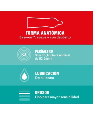 DUREX - SENSITIVO SLIM FIT 10 UNITÉS