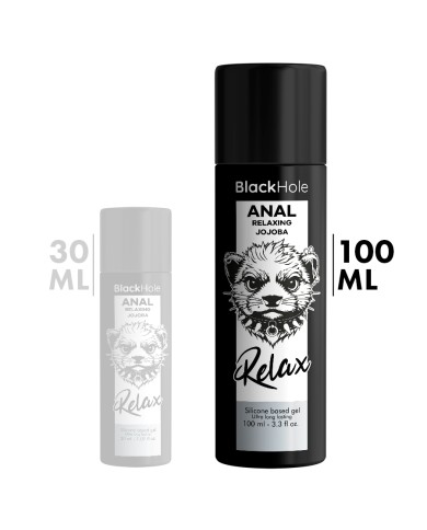 BLACK HOLE - RELAXANT ANAL JOJOBA RELAX BASE SILICONE 100 ML