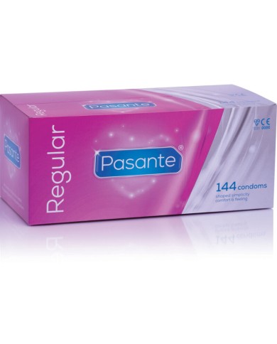 PASANTE - PRÉSERVATIFS RÉGULIERS 144 UNITÉS