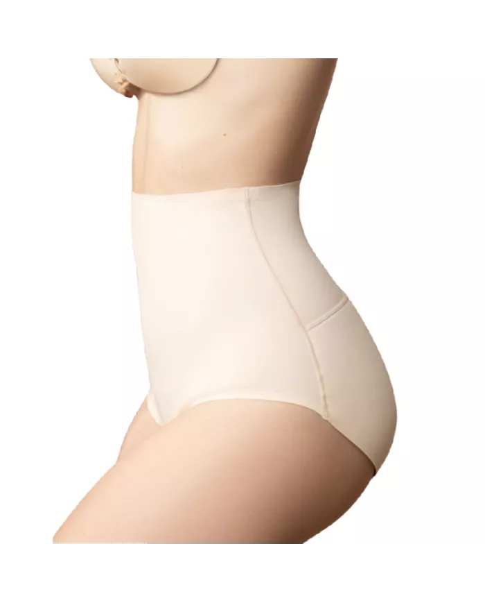 BYE-BRA - CULOTTE HAUTE AVEC REMBOURRAGE DES FESSES TAILLE L