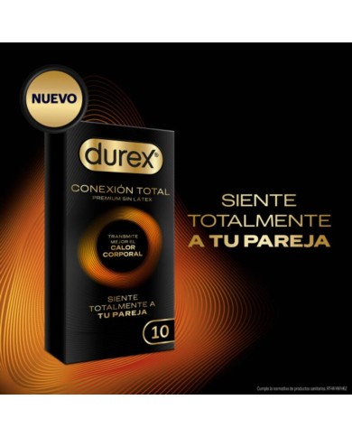 DUREX - CONNEXION TOTALE ULTRA FINE PLUS SANS LATEX 10 UNITÉS