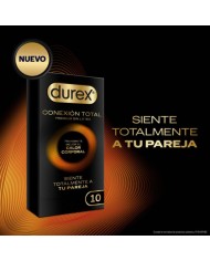 DUREX - CONNEXION TOTALE ULTRA FINE PLUS SANS LATEX 10 UNITÉS