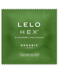 LELO - HEX BOÎTE DE PRÉSERVATIFS BIOLOGIQUES 3 UNITÉS