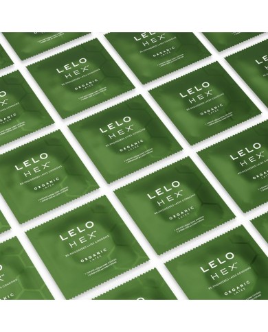LELO - HEX BOÎTE DE PRÉSERVATIFS BIOLOGIQUES 12 UNITÉS