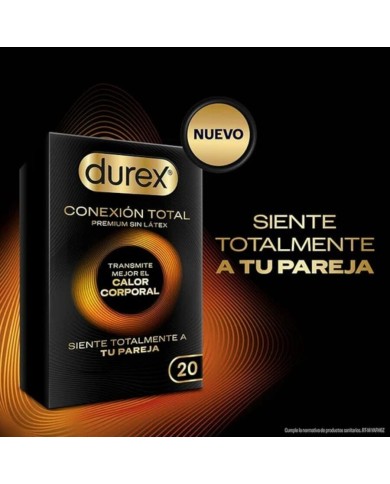 DUREX - CONNEXION TOTALE ULTRA FINE PLUS SANS LATEX 20 UNITÉS