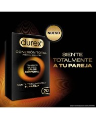 DUREX - CONNEXION TOTALE ULTRA FINE PLUS SANS LATEX 20 UNITÉS