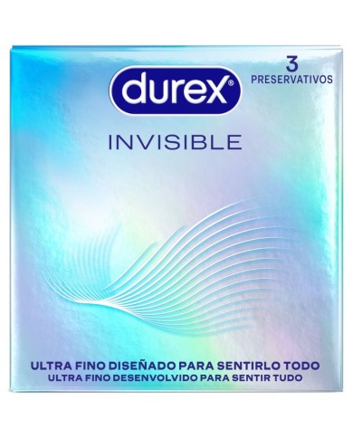 DUREX - PRÉSERVATIFS ULTRA FINS INVISIBLES 3 UNITÉS