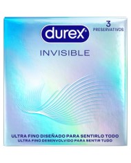DUREX - PRÉSERVATIFS ULTRA FINS INVISIBLES 3 UNITÉS
