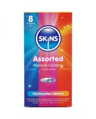 SKINS - PACK DE 8 PRÉSERVATIFS PREMIUM ASSORTIS