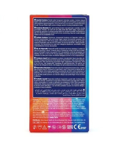 SKINS - PACK DE 8 PRÉSERVATIFS PREMIUM ASSORTIS