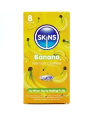 SKINS - PACK DE 8 PRÉSERVATIFS BANANE PREMIUM