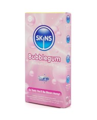 SKINS - PACK DE 8 PRÉSERVATIFS PREMIUM BUBBLEGUM