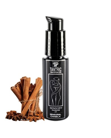 EROS-ART - HUILE DE MASSAGE TANTRIQUE NATURELLE ET CANNELLE APHRODISIAQUE 30 ML