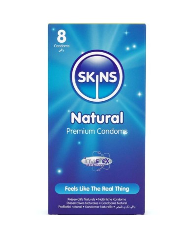 SKINS - PRÉSERVATIFS NATURELS PREMIUM PACK 8