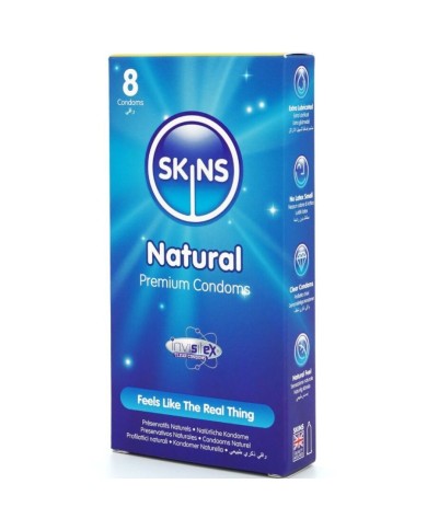 SKINS - PRÉSERVATIFS NATURELS PREMIUM PACK 8