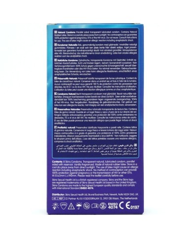 SKINS - PRÉSERVATIFS NATURELS PREMIUM PACK 8