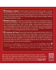 SKINS - PACK DE 4 PRÉSERVATIFS PREMIUM FRAISE