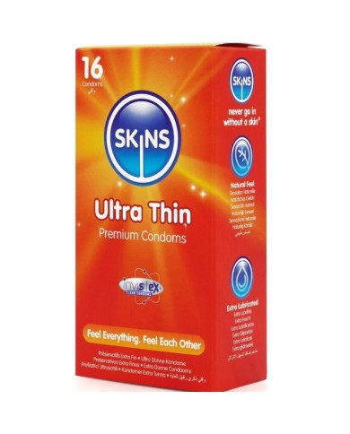 SKINS - PACK DE 16 PRÉSERVATIFS ULTRA FINS PREMIUM