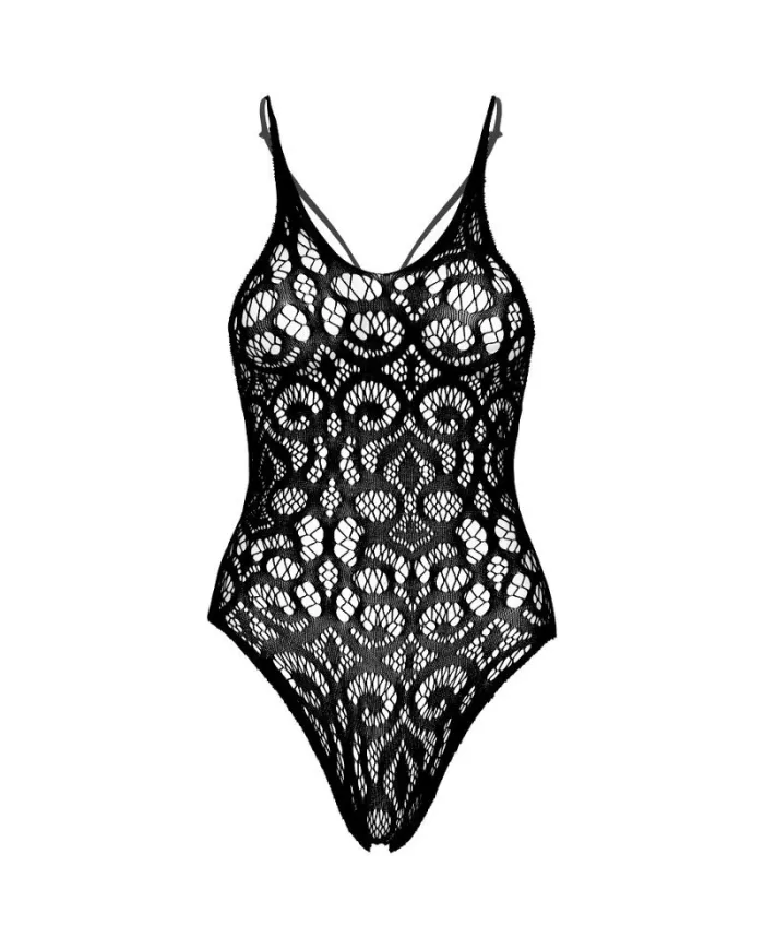 LEG AVENUE - TEDDY EN DENTELLE SANS COUTURES - NOIR LEG AVENUE - TEDDY EN DENTELLE SANS COUTURES - NOIR