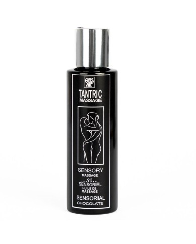EROS-ART - HUILE DE MASSAGE TANTRIQUE NATURELLE ET APHRODISIAQUE AU CHOCOLAT 100 ML