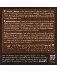 SKINS - PACK DE 4 PRÉSERVATIFS PREMIUM CHOCOLAT