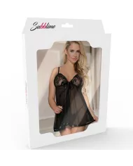 SUBBLIME - SET ENSEMBLE DEUX PIÈCES SOUTIEN-GORGE ET CULOTTE S/M