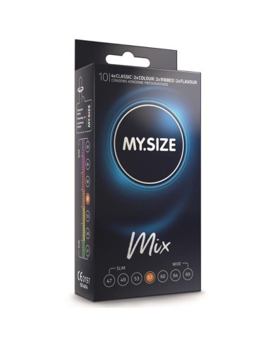 MY SIZE - MIX PRÉSERVATIFS 57 MM 10 UNITÉS