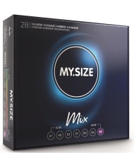 MY SIZE - MIX PRÉSERVATIFS 69 MM 28 UNITÉS